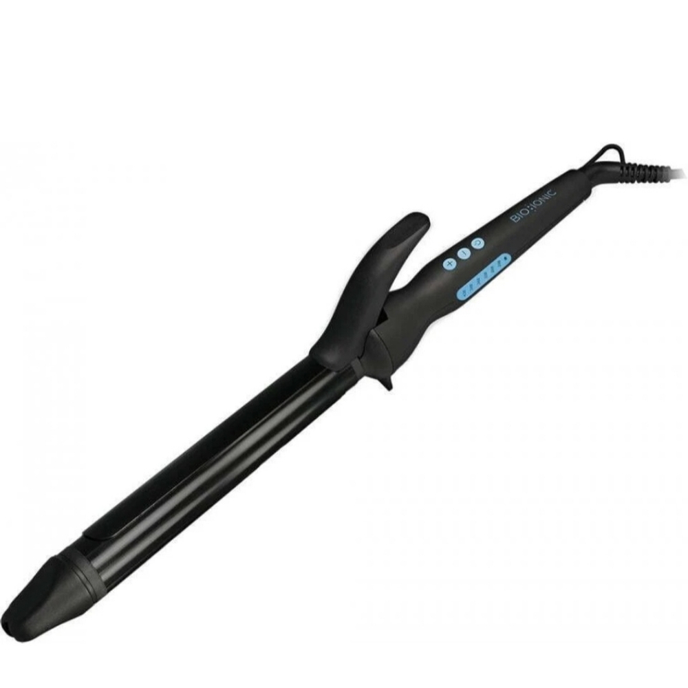 Bio Ionic Black Long Barrel Curling Iron - 1" Pro Styling Tool - Picture 3 of 6